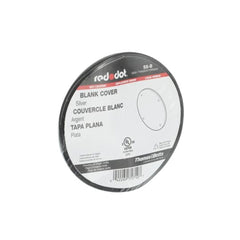 RED DOT Red Dot SS-B Weatherproof Round Box Cover With Gasket, 4-1/8 Inch Diameter, Blank Cover