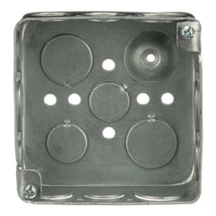 STEEL CITY Steel City 521511234GB 1-1/2 Inch Deep Drawn Box with Grounding Bump 4 Inches Square