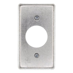 STEEL CITY Steel City 58-C-5 4 x 2-1/8 Inch Steel Raised 1 Receptacle Utility Box Cover