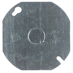 STEEL CITY Steel City 54-C-6 4 Octagon Box Cover Flat w/ 1/2 Knockout