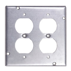 STEEL CITY Steel City RSL-8 Square Box Surface Cover for Two Duplex Flush Receptacles