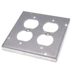 STEEL CITY Steel City RSL-8 Square Box Surface Cover for Two Duplex Flush Receptacles