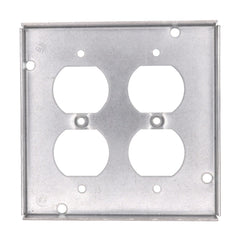 STEEL CITY Steel City RSL-8 Square Box Surface Cover for Two Duplex Flush Receptacles