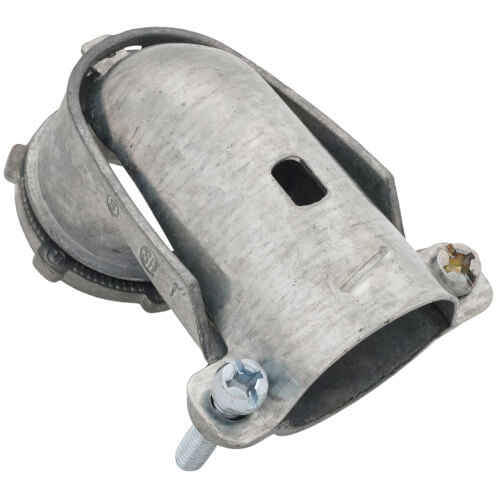 STEEL CITY Steel City XC-293 1 Armored Cable/Flex Conduit 90deg Clamp Type Connector