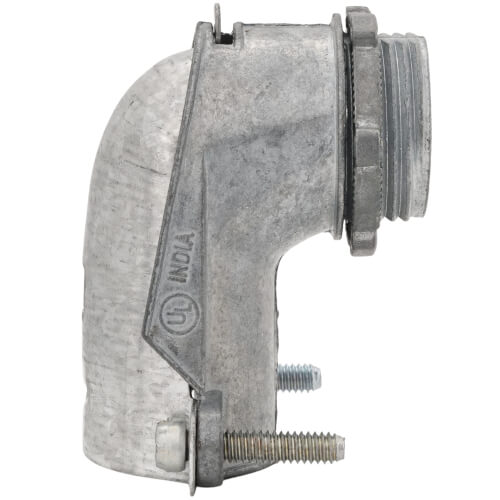 STEEL CITY Steel City XC-293 1 Armored Cable/Flex Conduit 90deg Clamp Type Connector