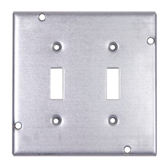 STEEL CITY Steel City RSL-5 Square Box Surface Cover 4-11/16 Inches for Two Toggle Switches