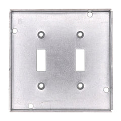 STEEL CITY Steel City RSL-5 Square Box Surface Cover 4-11/16 Inches for Two Toggle Switches