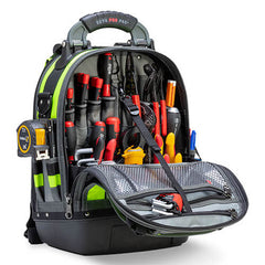 VETO PRO PAC Veto Pro Pac VPP10063 TECH PAC Backpack Tool Bag Hi-Viz Yellow 13 x 10 x 19-1/2