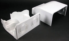 LEGRAND Wiremold 5410DFO Non-Metallic FiberReady Entrance End 5400 Ivory