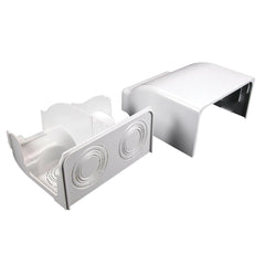 LEGRAND Wiremold 5410DFO Non-Metallic FiberReady Entrance End 5400 Ivory