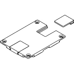LEGRAND Wiremold 829STC Brass Data Slide Plate