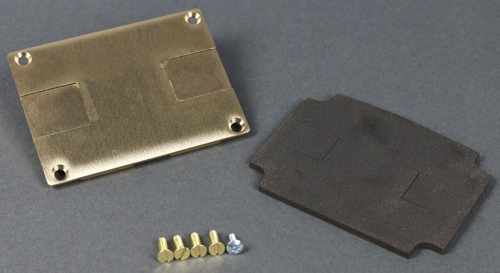 LEGRAND Wiremold 829STC Brass Data Slide Plate