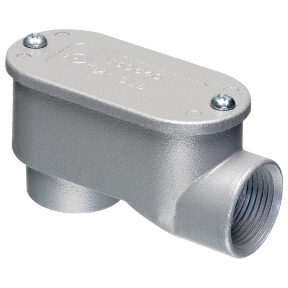 ARLINGTON Arlington 921SLB Service Entrance Short LB Conduit Bodies with Aluminum Cover and Velumoid Gasket