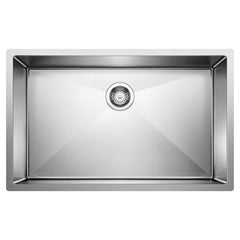 BLANCO BLANCO 513686 Precision 32 x 20 in No Hole Stainless Steel Single Bowl Undermount Kitchen Sink
