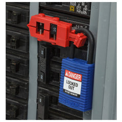 BRADY Brady CPT-GRN-25PL-KD SafeKey Lockout Padlock Nylon Green 1.0 in Plastic Shackle Keyed Different