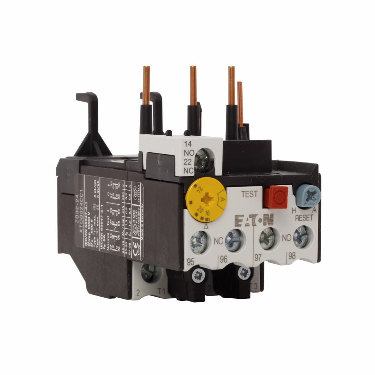 EATON Eaton XTOB024CC1 Bimetallic Overload Relay 16-24A 45 mm Frame Size