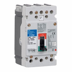 EATON Eaton EGB3060FFG Type EGB Molded Case Circuit Breaker, 600Y/347 VAC, 60 A, 18/25 kA Interrupt, 3 Poles, Fixed Thermal/Fixed Magnetic Trip