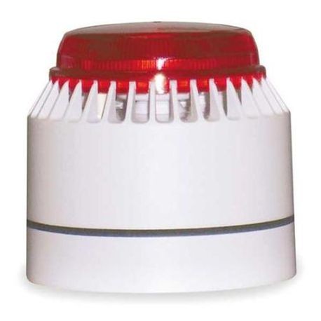 FEDERAL SIGNAL Federal Signal LP7-18-30R Strobe/Sounder 18-30VDC Red