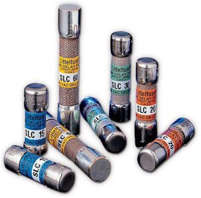 LITTELFUSE Littelfuse SLC010 Current Limiting Medium Acting Time Delay Fuse 10 A 600 VAC 100 kA Interrupt Class G