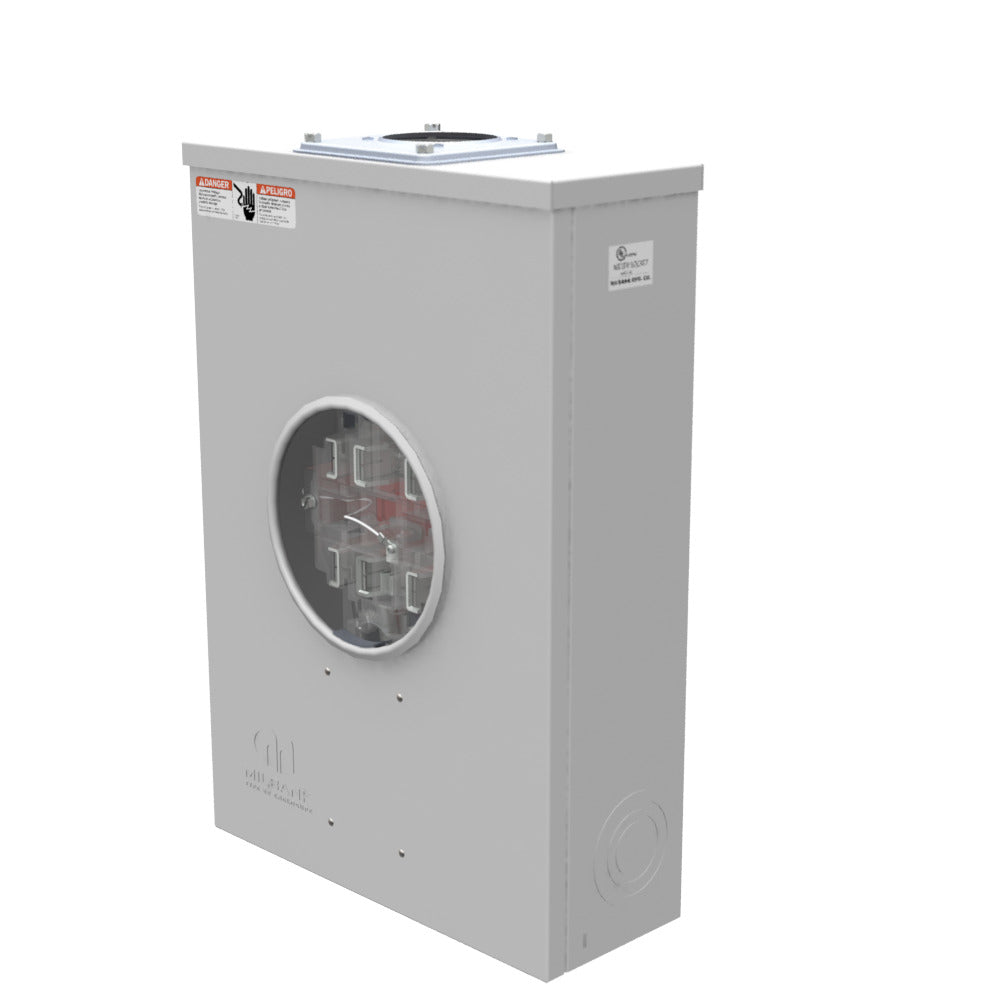 MILBANK Milbank U3328-RXL Single Position Meter Socket 200 Amp 3 Phase No Bypass 7 Term OH UG 600V