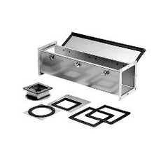 nVent F66W120SS F22 Feed Through Straight Section Wireway 120 in L x 6 in W x 6 in H