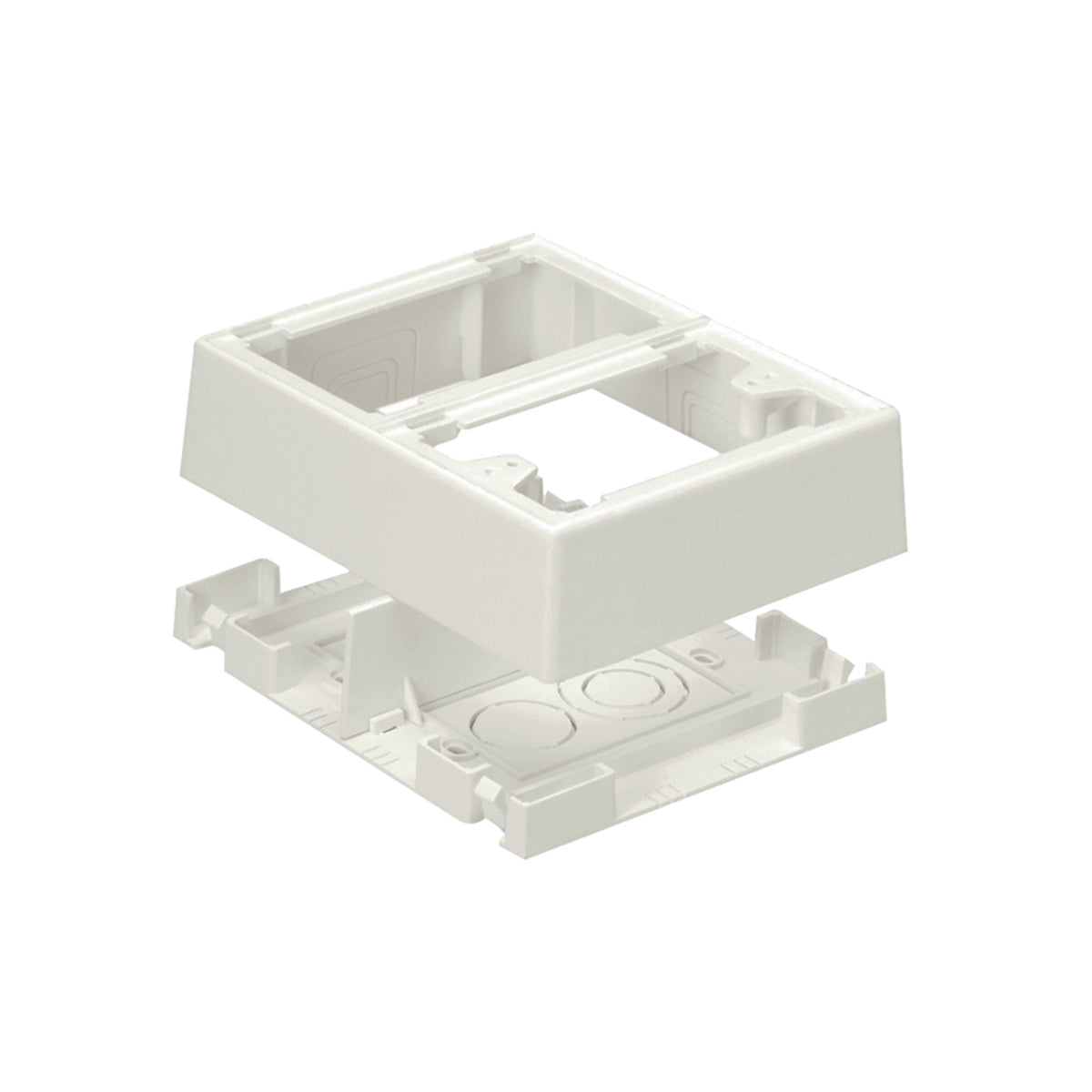 PANDUIT Panduit JBP2FSIW Junction Box Power FSnap IW 2-gang EA