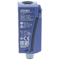 Telemecanique Sensors ZCD21M12 OsiSense XC ZCD Series Limit Switch Body Zamak 24V AC 4A 2-Pole 1NC + 1NO Contact 2.56 H x 1.22 W x 1.18 D in.
