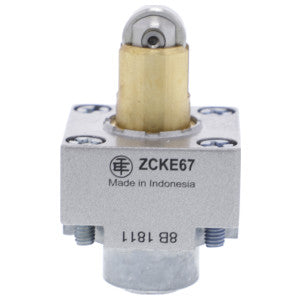 TELEMECANIQUE SENSORS Telemecanique Sensors ZCKE67 Limit Switch Plunger Operated Head Steel Roller Plunger