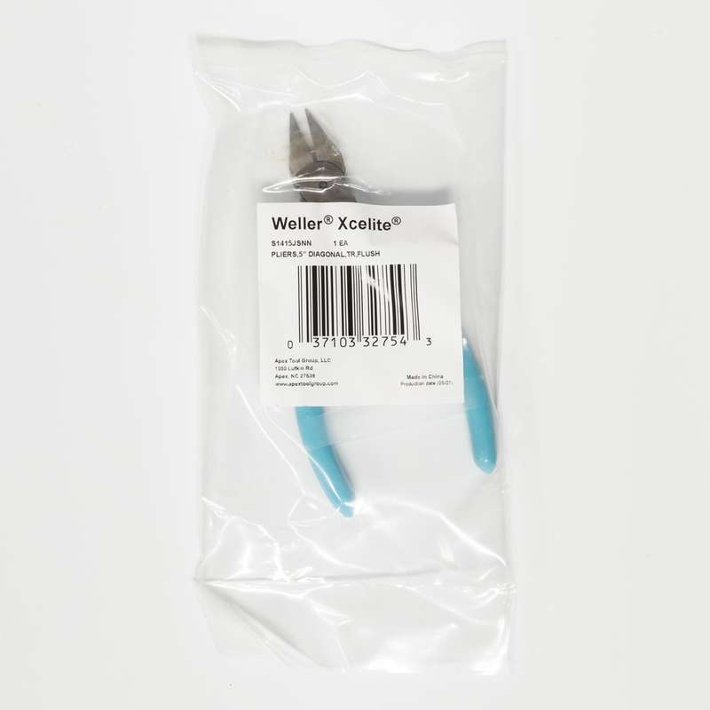 WELLER Xcelite S1415JSNN Cutter, Diagonal, Tapered/Relieved, Flush Cut, 20 AWG Capacity, Each