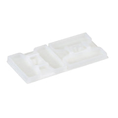 Panduit ABMS-A-C Cable Tie Mount 2-Way Rubber Adhesive Tape Mount 0.19 in W Tie