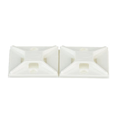 Panduit ABM2S-A-C Cable Tie Mount 4-Way ABS White