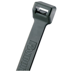 PANDUIT Panduit PLT5EH-NB-C0 Cable Tie, Black, UV PA6.6, 19.8L, 250lb, PK100