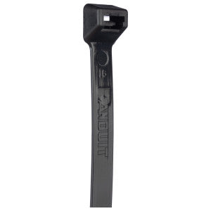 PANDUIT Panduit PLT5EH-NB-C0 Cable Tie, Black, UV PA6.6, 19.8L, 250lb, PK100
