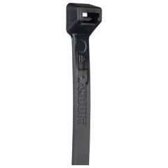 Panduit PLT5EH-NB-C0 Cable Tie, Black, UV PA6.6, 19.8L, 250lb, PK100