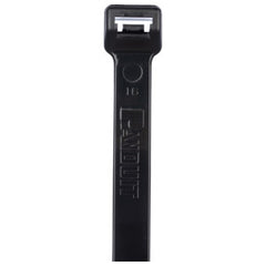 Panduit PLT5EH-NB-C0 Cable Tie, Black, UV PA6.6, 19.8L, 250lb, PK100