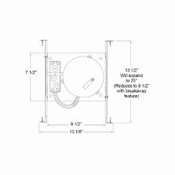 ACUITY BRANDS Acuity Brands IC22R Juno HSG 6 Remodel IC CI 240A1N