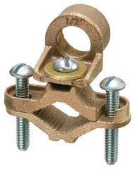 Arlington 730B Ground Clamp Solid Brass Hub Rigid Conduit 1/2 to 1 Hub Size 1/2