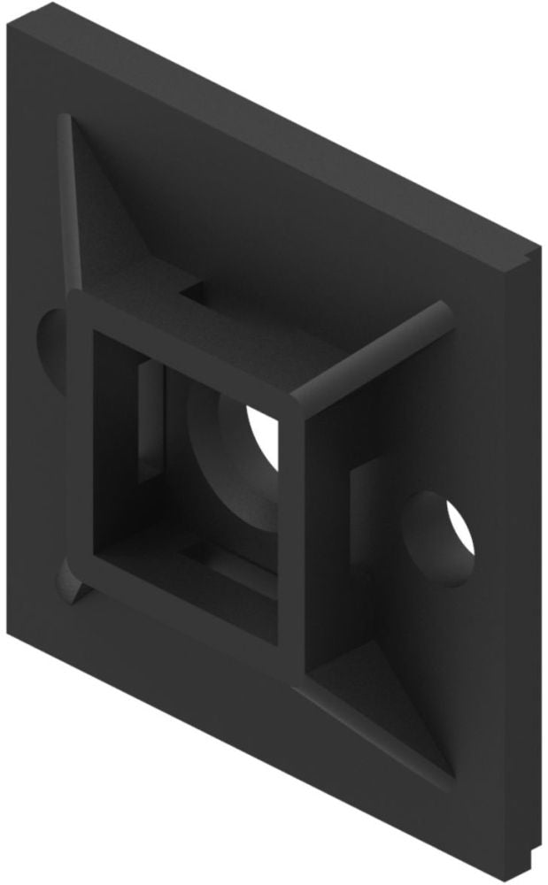 BURNDY BURNDY CTB125RA4C Cable Tie Mount Base UNIRAP 1.125 IN X 1.125 IN X 0.19 IN