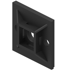 BURNDY BURNDY CTB125RA4C Cable Tie Mount Base UNIRAP 1.125 IN X 1.125 IN X 0.19 IN
