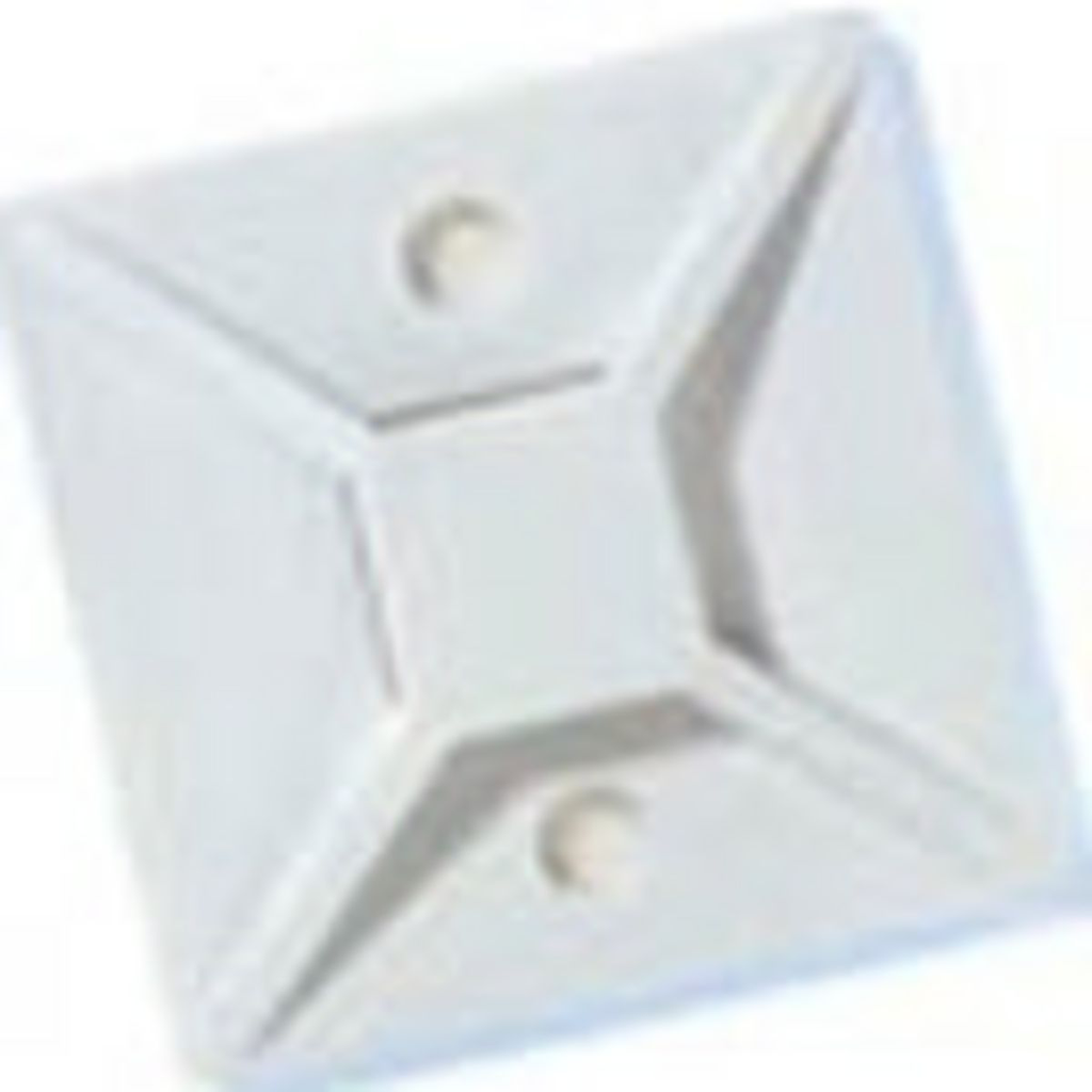 BURNDY BURNDY CTB075RA4C Rubber Adhesive Cable Tie Mounting Base 0.14 Max. Tie Slot Width