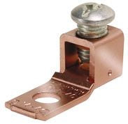 BURNDY BURNDY KPA8CUP Copper Terminal 1 Hole 14 AWG (Sol)-6 AWG (Str) #10 Stud 1 Screw