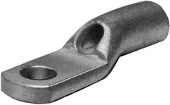 BURNDY YAV14BOX Copper Compression Lug, Ring Tongue w/ Inspection Hole, 1 Hole, 20-14 AWG/20-12 AWG, #8-#10 Stud, Short Barrel, Tin Plated