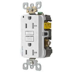 HUBBELL WIRING AFGF20TRW CIRCUIT BREAKERS