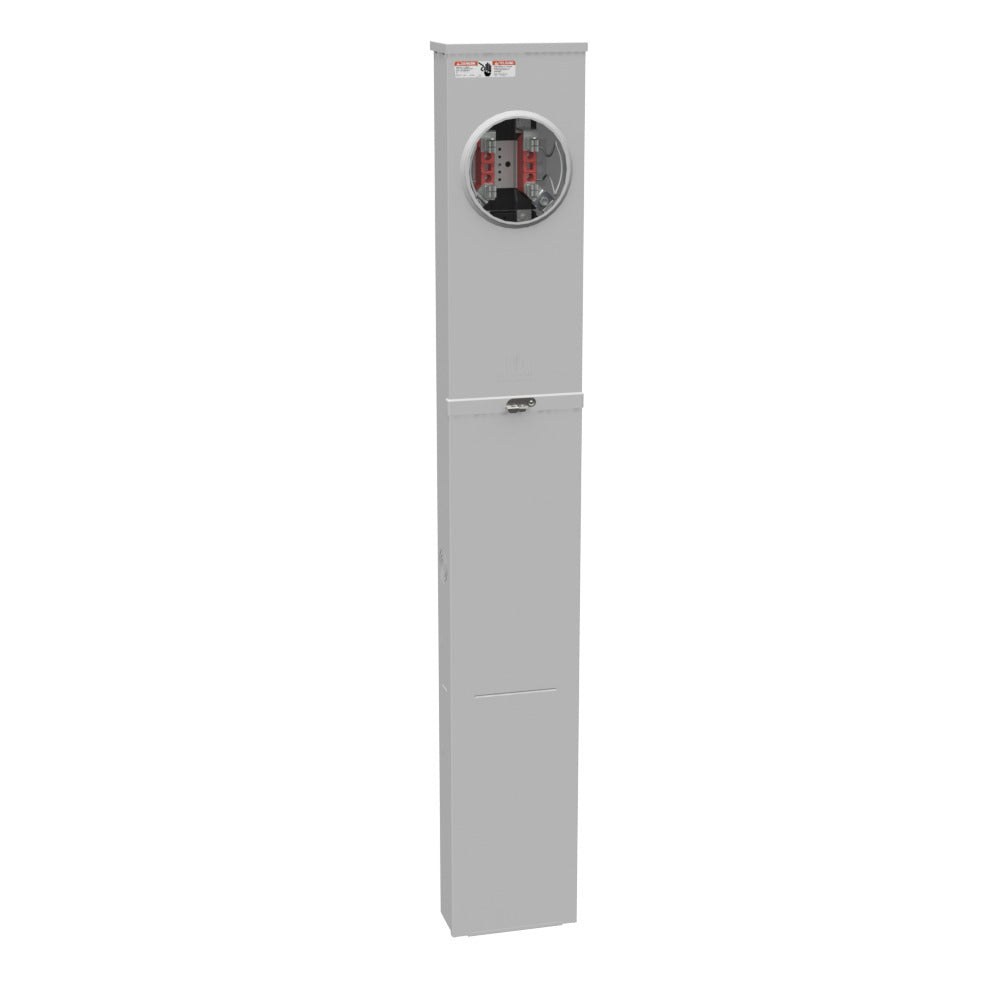 MILBANK Milbank U8436-O-CECHA Single Position Meter Socket 200 Amp 1 Phase Ringless Horn 4 Term UG 600V