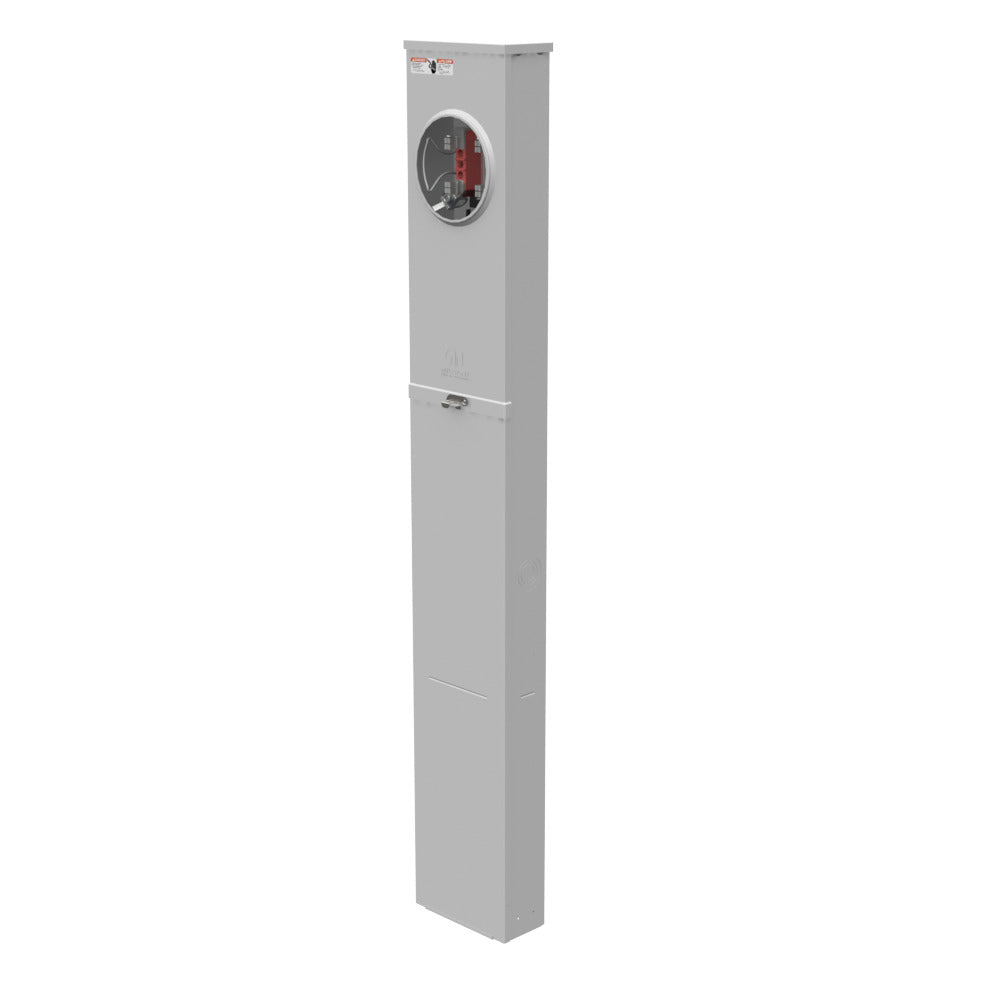 MILBANK Milbank U8436-O-CECHA Single Position Meter Socket 200 Amp 1 Phase Ringless Horn 4 Term UG 600V
