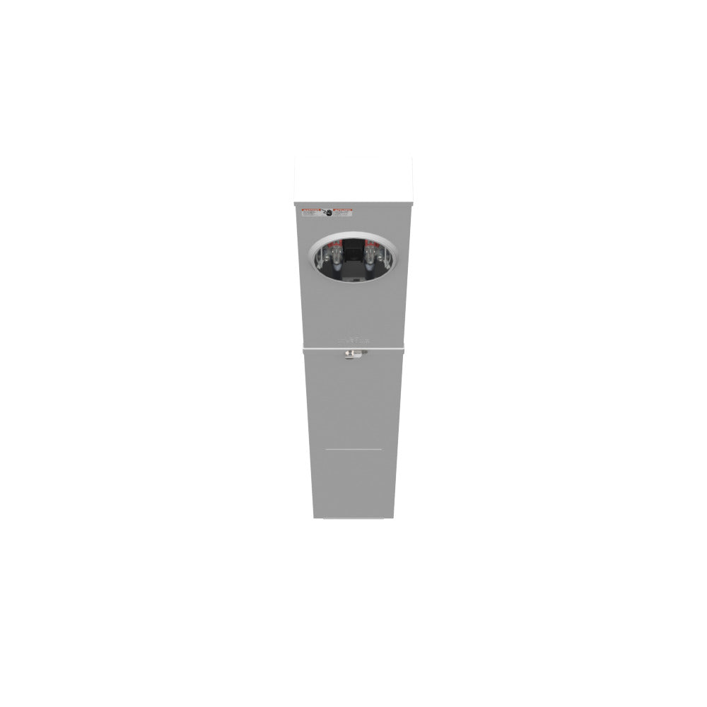 MILBANK Milbank U8436-O-CECHA Single Position Meter Socket 200 Amp 1 Phase Ringless Horn 4 Term UG 600V