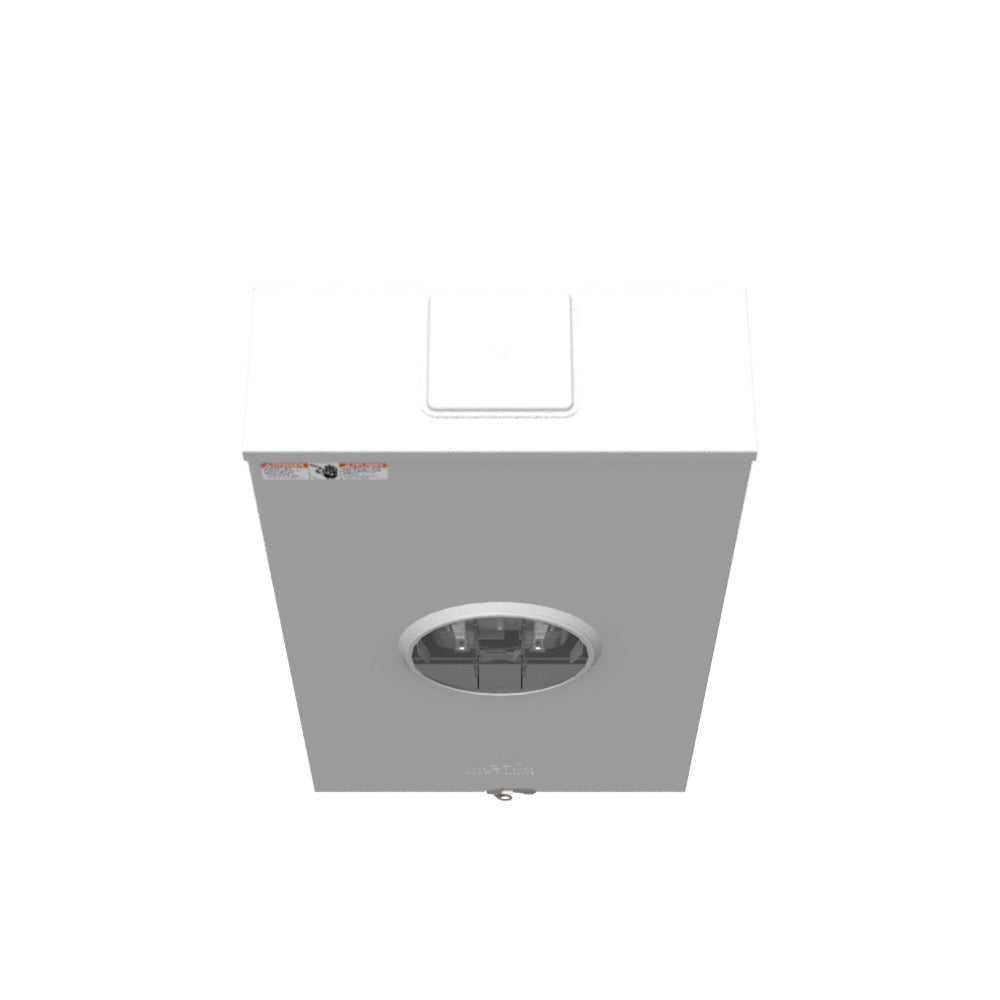 MILBANK Milbank U6272-X-HSP Single Position Meter Socket 320 Amp 1 Phase Ringless Lever 4 Term OH UG 600V Stainless Steel Hasp