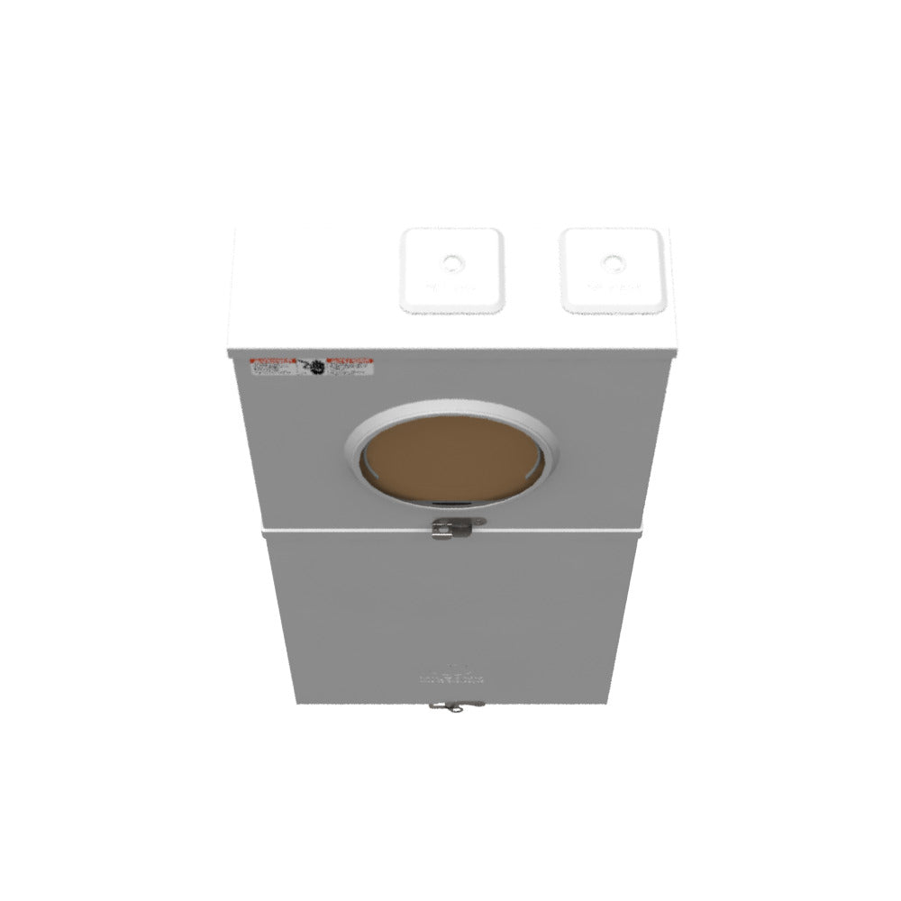 MILBANK Milbank U6266-XTL-200-HSP Single Position Meter Socket With Main Breaker 200 Amp 1 Phase Ringless No Bypass