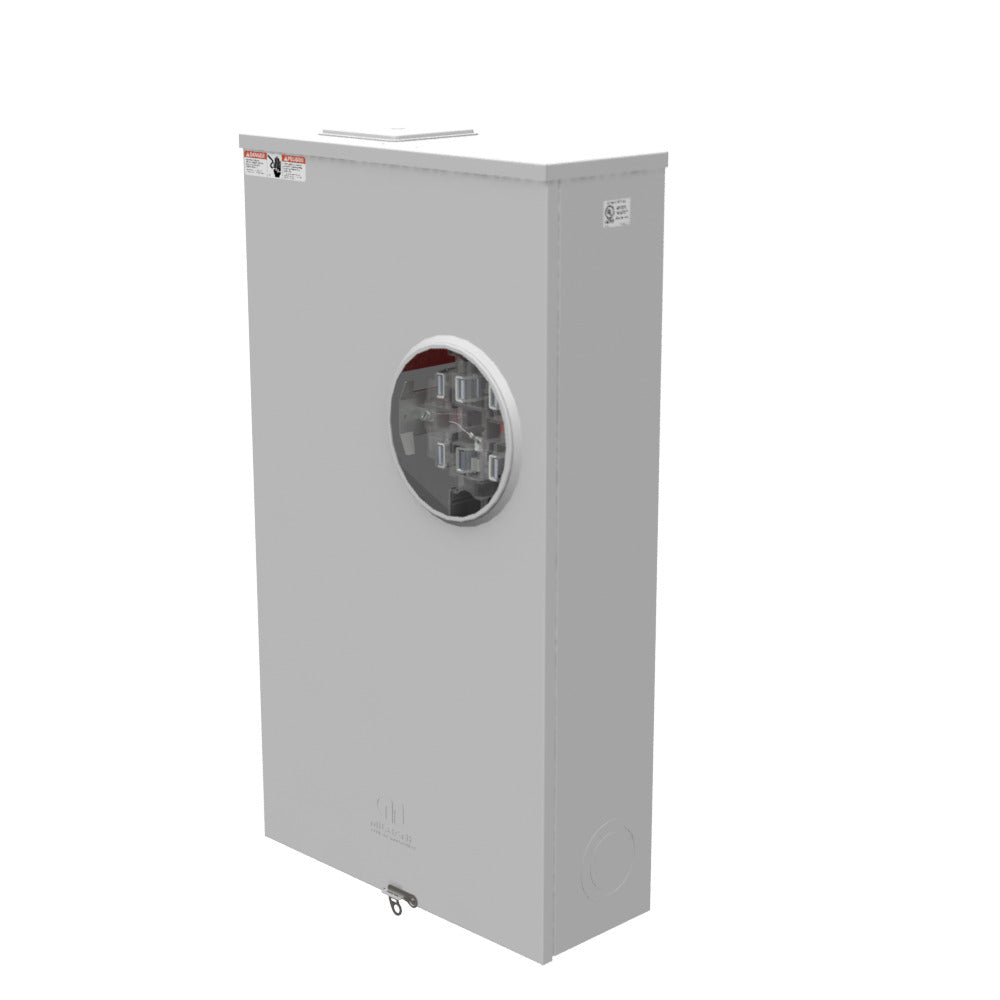 MILBANK Milbank U2120-X Single Position Meter Socket 320 Amp 3 Phase Ringless Lever 7 Term