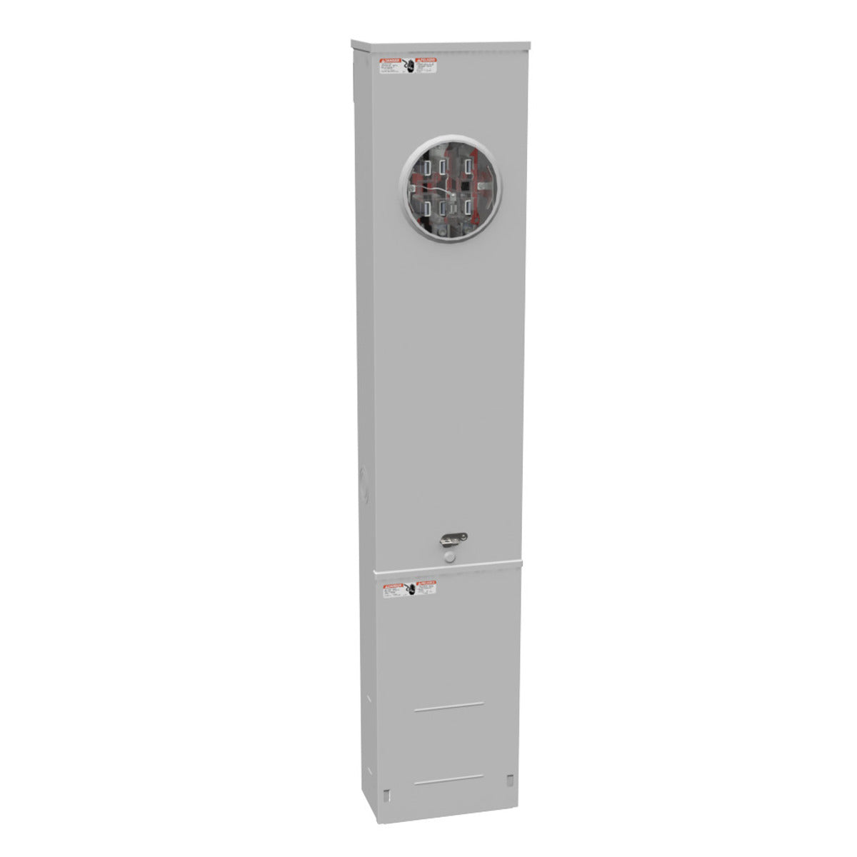 MILBANK Milbank U9107-O-WI Single Position Meter Socket with Pedestal 200 Amp 3 Phase Ringless Lever 7 Term UG 600V
